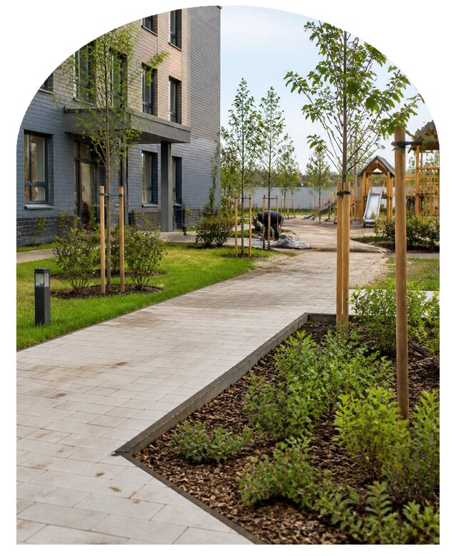 Благоустройство территории детсада в Сосновом Боре от 253950 р. | Метпроект-Снб