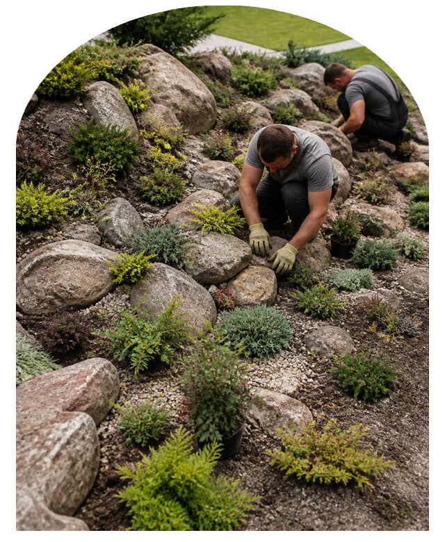 Альпийская горка под ключ в Сосновом Боре от 15135 р. | Метпроект-Снб